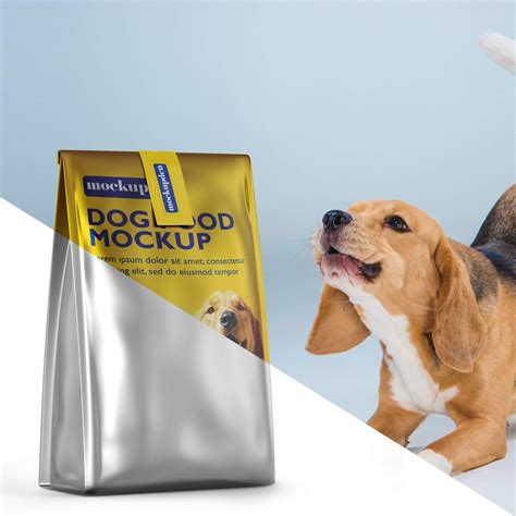 16 Best Dog Food Mockup Packaging Psd Templates Mockup Den