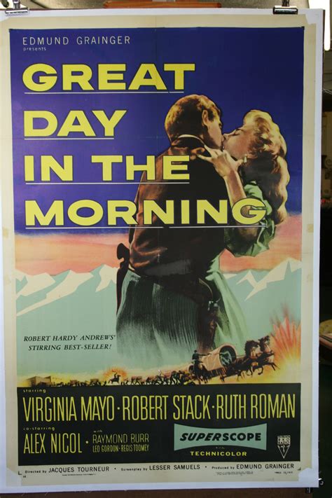 Great Day In The Morning Original Western Poster Original Vintage