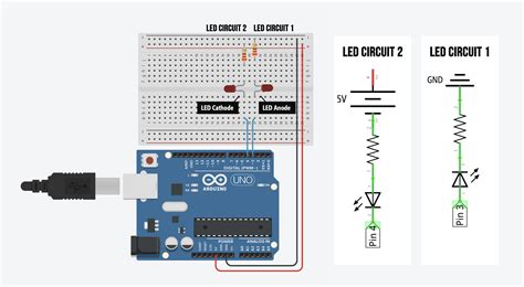 Multiple Led Circuit Diagram Arduino