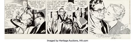 Alex Raymond Rip Kirby Daily Comic Strip Original Art Dated Lot 93255 Heritage Auctions