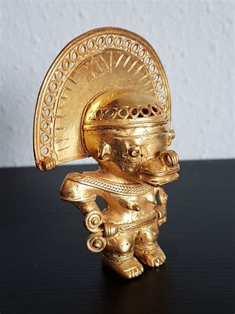Pre Columbian Figure Tumbaga Gold Artifact 86 X 64 X 34 Catawiki