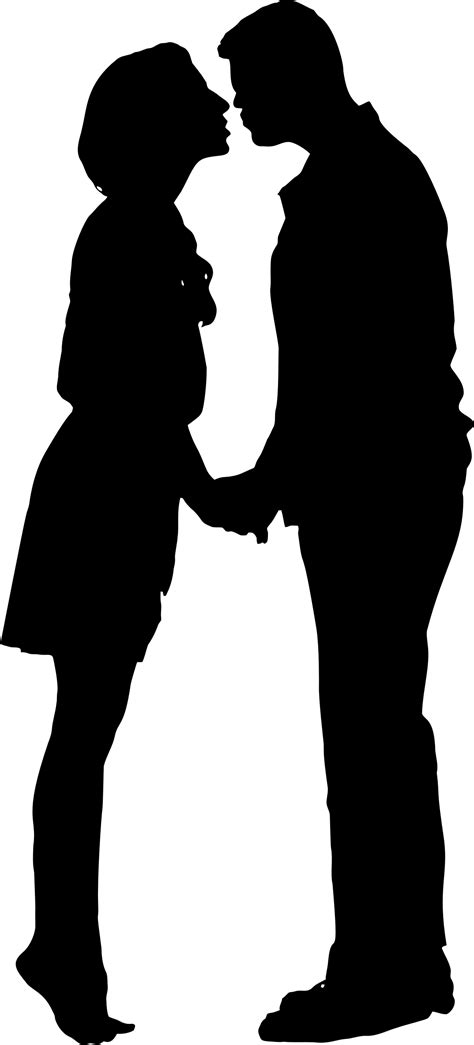 Download Big Image Love Silhouette Couple Png Full Size Png Image
