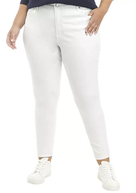 Crown And Ivy™ Plus Size High Rise Skinny Jeans Belk