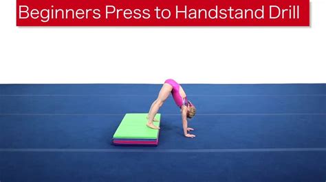 Beginners Press To Handstand Drill Handstand Drills Drill Handstand