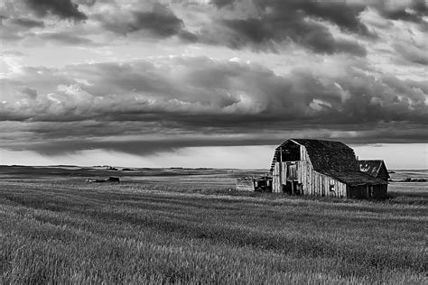 Great Plains Black And White Fine Art Photos Of Abandoned Farms Vast