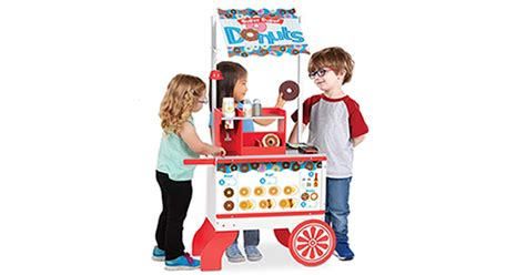 Melissa And Doug Super Duper Donut And Taco Rolling Wooden Food Cart Just
