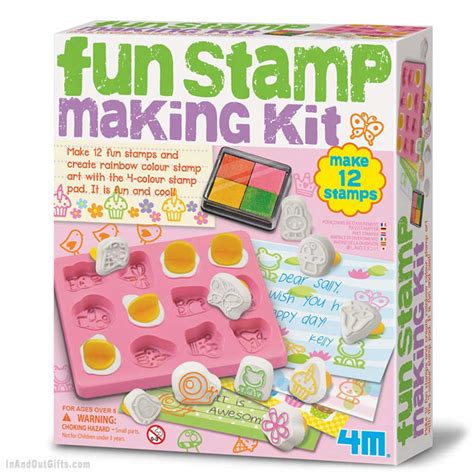 4m Fun Stamp Making Kit Fat Brain Toys