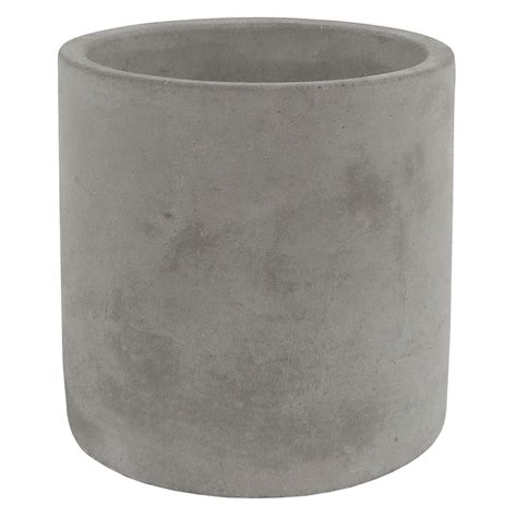 Cement Cylinder Planter, 5.5