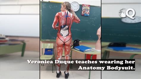 Anatomy Bodysuit A Teacher S Uniquely Teaching Of Biology Gone Viral