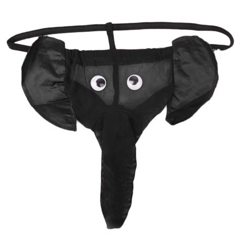 New Sexy Mens Thong Leopard Grain Elephant Pouch G String Underwear