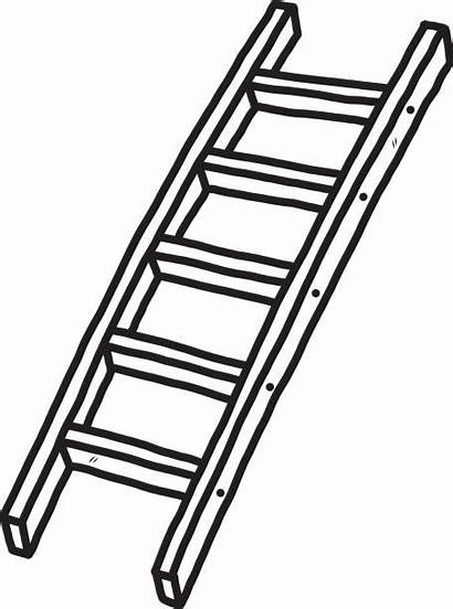 Ladder Clip Clipart Short Cartoon Vector Illustration