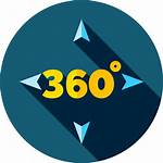 360 Icon Degree Degrees Icons Acadamis Evaluation