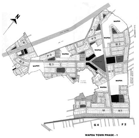 Map Of Wapda Town Lahore By Estateman