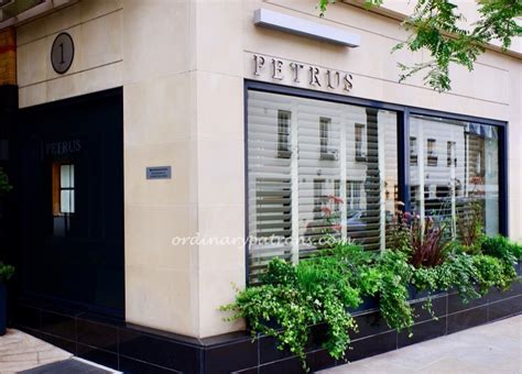 Petrus Restaurant By Gordon Ramsay London The Ordinary Patrons