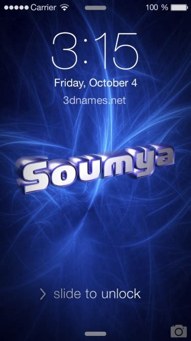 Soumya 3d Name Wallpaper