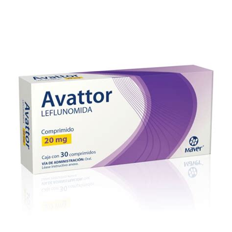 Avattor Leflunomida 20 Mg Caja Con 30 Comprimidos Farmacia Sanorim