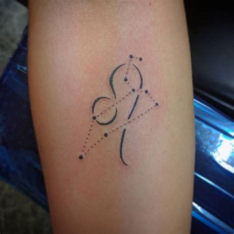 Leo Star Constellation Tattoo