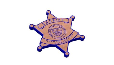 Sheriff Maricopa County Az Badge Svg Etsy