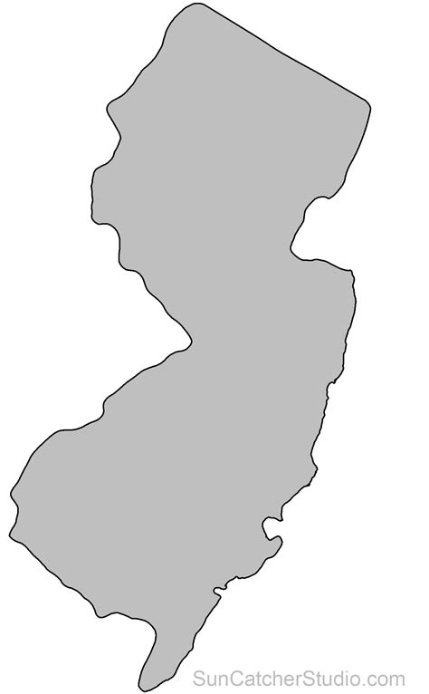 New Jersey Map Png High Quality Image Png All Png All