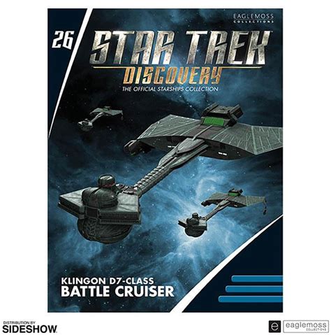 Klingon D7 Class Battle Cruiser Star Trek Discovery Eaglemoss Model