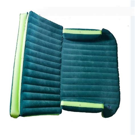 suv inflatable mattress travel camping car back seat sleeping rest mattress with air pump car