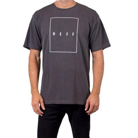 T Shirt Neff Quad Pigment Black Sample Skate Shop