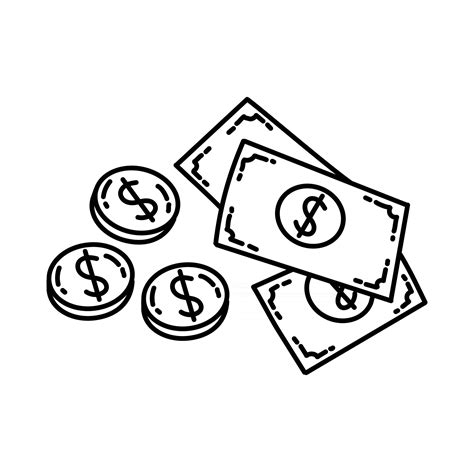 Money Icon Doodle Hand Drawn Or Outline Icon Style 2761301 Vector Art