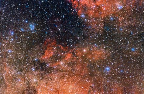 Vibrant Star Cluster Sparkles In Sagittarius Constellation Space