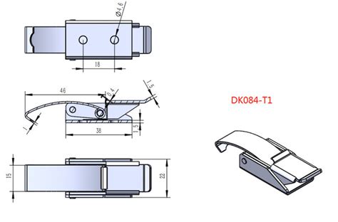 Odm Passivated Heavy Duty Over Centre Latches Galvanized Draw Toggle Latch