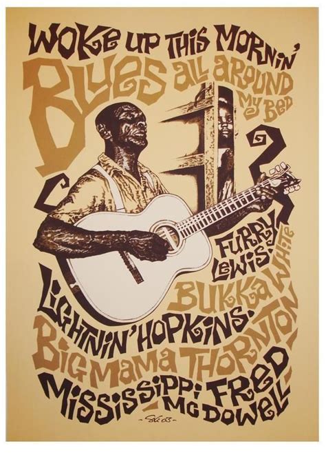 Blues 34 Music Poster Music Concert Posters Blue Poster