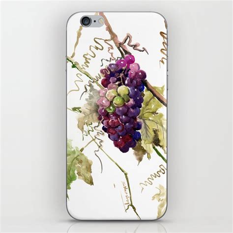 Grapes California Vineyard Wine Lover Design Iphone Skin By Surenart
