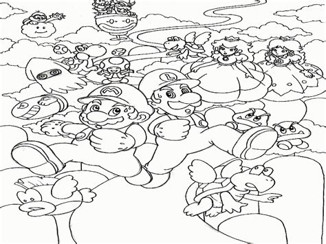 Super mario is one of the most popular subjects for coloring pages. Nintendo Land Coloring Pages - Coloring Home