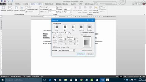 Pasar Texto A Columnas En Word YouTube
