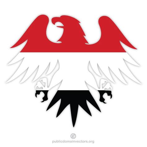 Flag Of Yemen Heraldic Eagle Royalty Free Stock Svg Vector And Clip Art