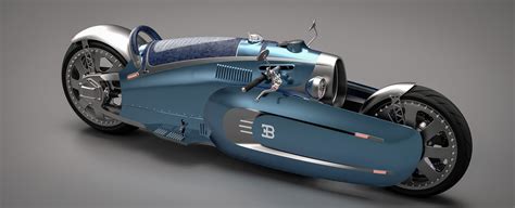 Bugatti Coureur De Meteore Concept Futuristic Motorcycle Bugatti