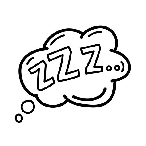 Speech Bubble With Zzz Sleep Flat Icon 19507727 Vector Art At Vecteezy