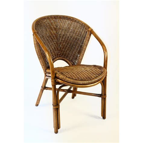 Wicker construction of these chairs looks very natural and it is finished in attractive green color. Hospitality Rattan Indoor Rattan & Wicker Arm Chair by OJ ...