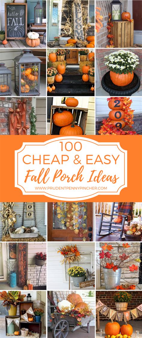 60 Cheap And Easy Diy Outdoor Fall Decorations Prudent Penny Pincher