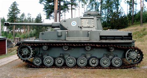 Panzerkampfwagen Iv Ausf J With Finnish Roundel 1945 Imported From