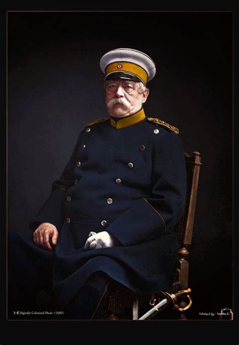 Beautifully Colorized Photo Of Otto Fürst Von Bismarck Posted On R
