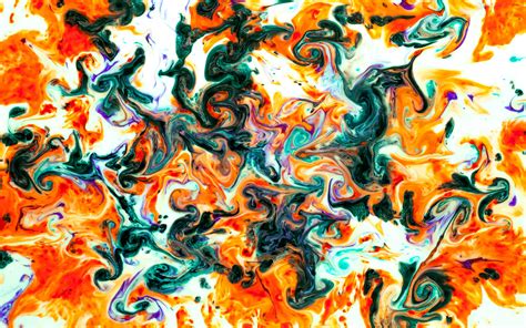 Download Wallpaper 3840x2400 Paint Fluid Art Stains Liquid Colorful