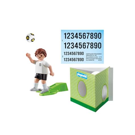 Compose ton ensemble de l'allemagne et soutiens la mannschaft en toute circonstance. Joueur de foot Allemand - Playmobil 9511 à 5,99 € sur ...
