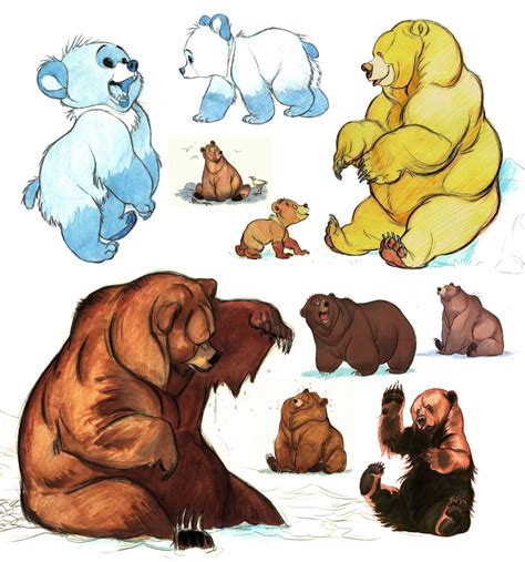 Pin By Yona Yona On Animal Art In 2019 Bear Character Disney Concept