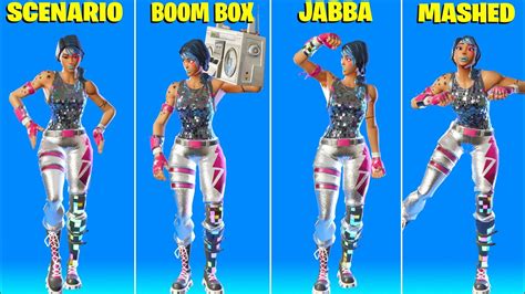 Fortnite Sparkle Specialist Skin With Best Dances And Emotes Youtube