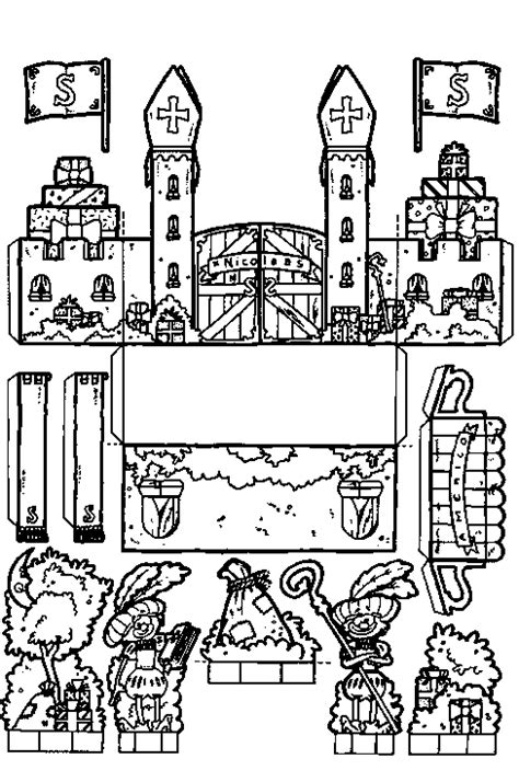 Noach's ark verhaal figuren om te printen en gebruiken bij het vertellen // noah's ark story figures to print. Sinterklaas kasteel bouwplaat | Sinterklaas, Knutselen ...