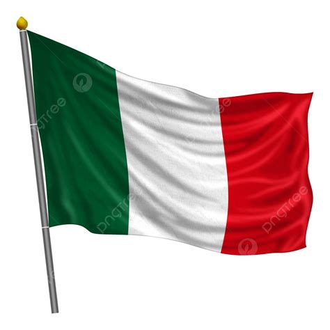علم إيطاليا يرفرف بقطعة قماش إيطاليا العلم ترفرف العلم Png وملف Psd