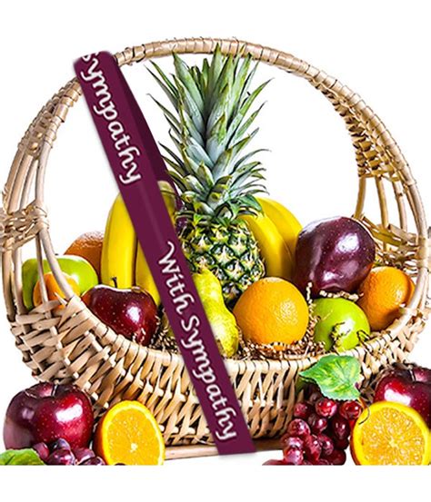 Whether they lost a pet, relative, friend, or coworker, a sympathy gift basket from ftd is a great way to cheer them up and let them know how much you care about them. Fruit With Love Sympathy Basket at From You Flowers