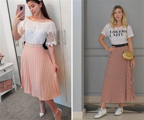 Dicas Para Usar Saia Plissada Waist Skirt High Waisted Skirt Ideias