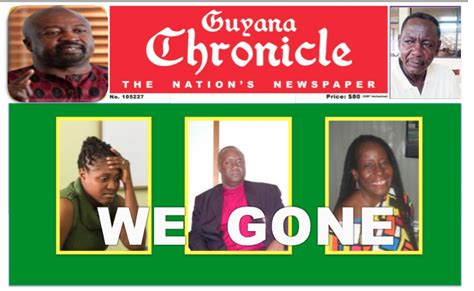 Breaking Three Directors Resign From Guyana Chronicles Board News