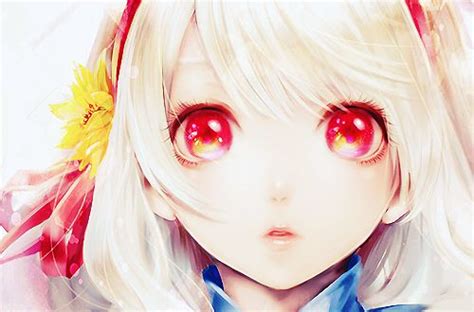 White Haired Red Eyed Anime Girl Anime Girls